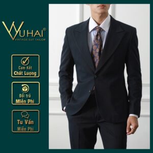 Bộ Vest Comle Nam cao cấp dáng 2 cúc túi hộp trẻ trung lịch, lãm, quý ông -VuHai