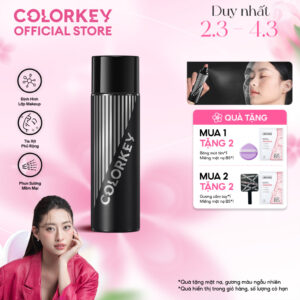Xịt Khóa Đen COLORKEY Tia Sương Mềm Mại Giúp , Khóa Chặt Lớp Trang Điểm Phù Hợp Mọi Loại Da 100ml