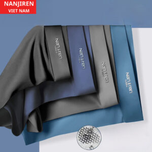 (Hàng loại 1) Hộp 4 Quân Sịp Boxer Nam Vải Lụa Thun Lạnh Cao Cấp NANJIREN (Có che tên sản phâm)