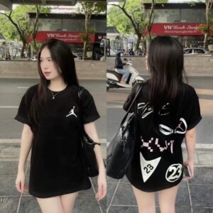 [ Mẫu Mới ] Áo Thun JD Trắng Đen Cao Cấp, Áo Phông Nam Nữ Chất Liệu Cotton 100% Định Lượng Vải 25...
