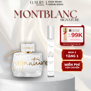 Nước hoa nữ 10ml MontBlanc Signature hương thơm ngọt ngào, tinh khiết chiết A5