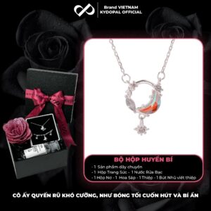 Dây chuyền bạc nữ KYDOPAL đính đá cao cấp trang sức 925 cá tính - PAL9A9C2