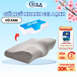 Gối cao su non ngủ nhanh cho người lớn CECILA Gối Nệm Y Tế thiết kế công thái học hỗ trợ ngủ nhanh, ng...