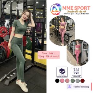 Bộ Tập Thể Thao Nữ, Chất lượng Năng Động Trẻ Trung, Chất Đẹp Đồ Tập Nữ Gym-Yoga-Aerobic