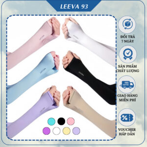 Găng Tay Chống Nắng Hàn Quốc Xỏ Ngón Let's Slim đủ màu Dày Dặn Ngăn Tia UV (1 đôi) PKO1
