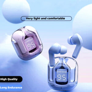 Tai nghe nhét tai không dây giảm tiếng ồn trong suốt Air31 Bluetooth 5.3 mới có màn hình kỹ thuật số tích hợp và micrô