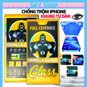 Cường lực chống nhìn trộm có khung tự dán cho iphone 11 pro max 12 pro max 13 promax x xr xs max 78 p...