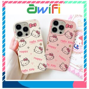 Ôp lưng iphone mềm thân thiện môi trường mèo kitty 6s/6plus/7/8/plus/x/xs/11/12/13/14/15/pro/max/plus/pr...
