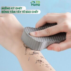 Miếng Bọt Biển Kỳ Ghét TDHome Bông Mút Tắm Tẩy Tế Bào Chết Làm Sạch Da Chết Liệu Mầm Mại Siêu Tạo Bọt