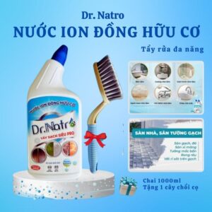 lon đồng hữu cơ Dr Natro tẩy sạch gạch rỉ sét thâm vàng lâu năm tường dơ tường vế bút bi - 1000ml