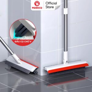 Cây Chà Sàn Nhà Tắm Đa Năng 2 in 1 Modeco, Cọ Góc Tường Gạt Nước Siêu Bền Và Tiện Dụng - Hàng Chính...