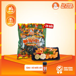 [ TẶNG 1 hũ nước sốt ] Combo 20 gói CHÂN GÀ RUT XƯỚNG - AN CUNG BA TUYẾT