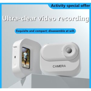 Máy ảnh ngón tay cái có thể sạc lại từ tính LZ MD10, máy ảnh thú cưng hd ngoài trời, máy ghi âm trên m...