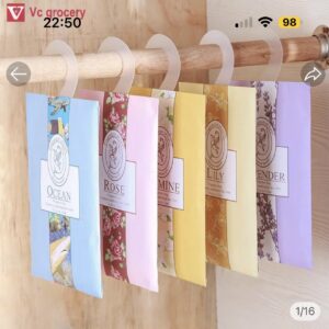 [siêu rẻ] Túi Thơm Thảo Mộc Treo Tủ Quần Áo, Phòng Khách, Nhà Tắm, Tủ Giày Kèm Móc Treo