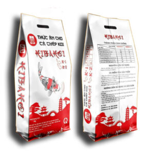 Cám cá Koi Kibakoi cho cá Koi tăng size mạnh lên màu chuẩn không váng dầu túi 1kg TOPKANET