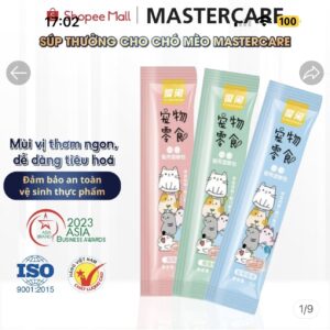 Súp Thưởng Cho Chó Mèo MASTERCARE Nhiều Dinh Dưỡng Cải Thiện Hệ Miễn Dịch Cho Chó Mèo