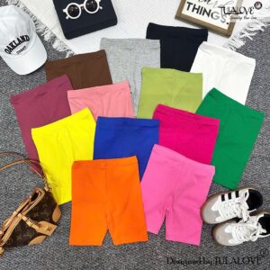 LEGGING ĐÙI CHỌ B Co Dãn Mạnh Ôm Cực Xinh, Quần Leggin Bé Gái Quần Biker thun ôm Body Tulalove