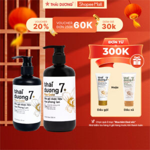 DẦU GỘI THÁI DƯƠNG 7 PLUS GOLD HOA PHONG LAN 500ML SAO THÁI DƯƠNG