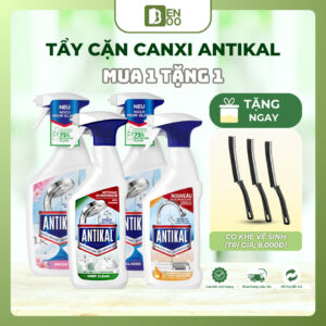 Chai Xịt tấy rửa Antikal chống ăn mòn, tẩy cặn canxi nhà vệ sinh Vòi sen Đồ dùng inox Vách kính