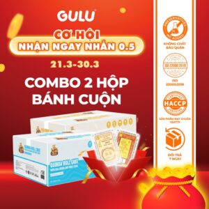 Bánh Da Trứng Cuộn Kẹm Tươi Chà Bông GULU FOODS