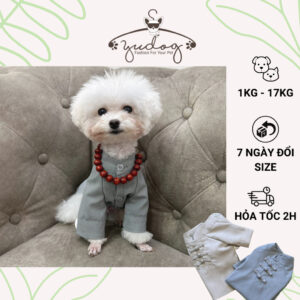 Áo lam cho chó mèo yudog đồ đi chùa cho thú cưng chó mèo