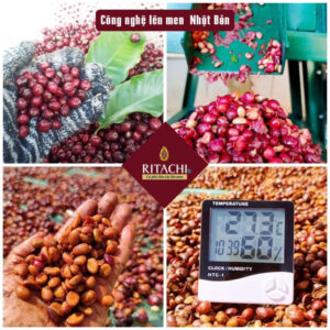 Đặc Sản Đà Lạt Cà phê Espresso Blend Ritachi, Pha Máy Lớp Cream Dày, Phôi Arabica & Robusta, 250gr Bach Hoa...