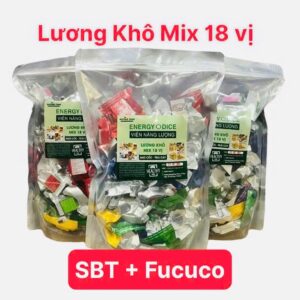 1Kg lương khô mini mix 18 vị hạt dinh dưỡng, ngũ cốc và trái cây thơm ngon
