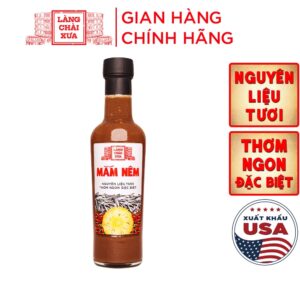 Măm nêm pha sẵn cao cấp Làng Chài Xưa, nguyên liệu tươi, thơm ngon đạc biệt, chai thủy tinh 300g