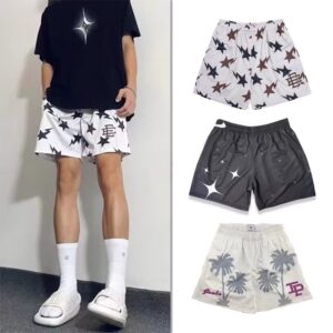 Quần Short bóng rố Nam hình ngôi sao phong cách hip hop Mỹ 7 màu tự chọn