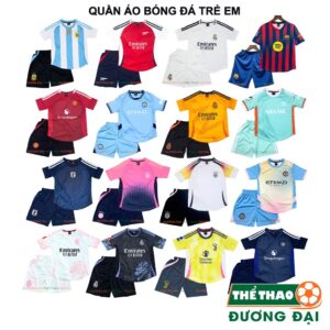 Quần Áo Bóng Đá Trẻ Em Siêu Dễ Thương Thun Mè Cao Cấp Đồ Đá Banh Cho Bé Thể Thao Đương Đại