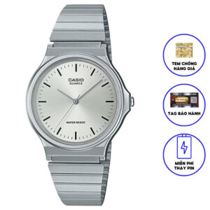 Đồng Hồ Casio Nữ Dây Kim Loại STANDARD MQ-24D-7EDF Chính Hãng.