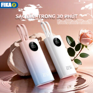FIKA Sạc Dự Phòng Gradient, 20000mAh, Type-c/ Lighting 120W Sạc Nhanh