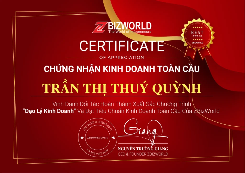 Đạo Lý Kinh Doanh